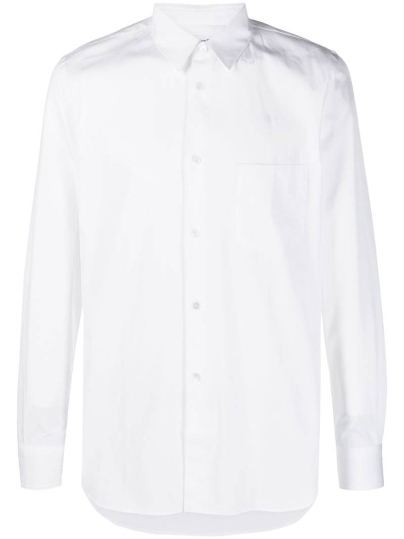 Comme Des Garçons Shirt chest-pocket button-up shirt - White von Comme Des Garçons Shirt