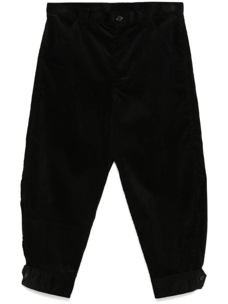 Comme Des Garçons Shirt corduroy trousers - Black von Comme Des Garçons Shirt