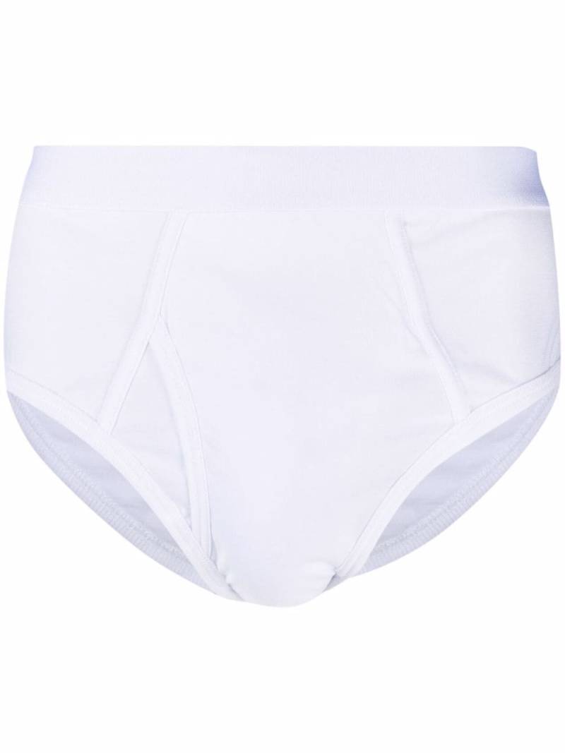 Comme Des Garçons Shirt cotton-jersey briefs - White von Comme Des Garçons Shirt