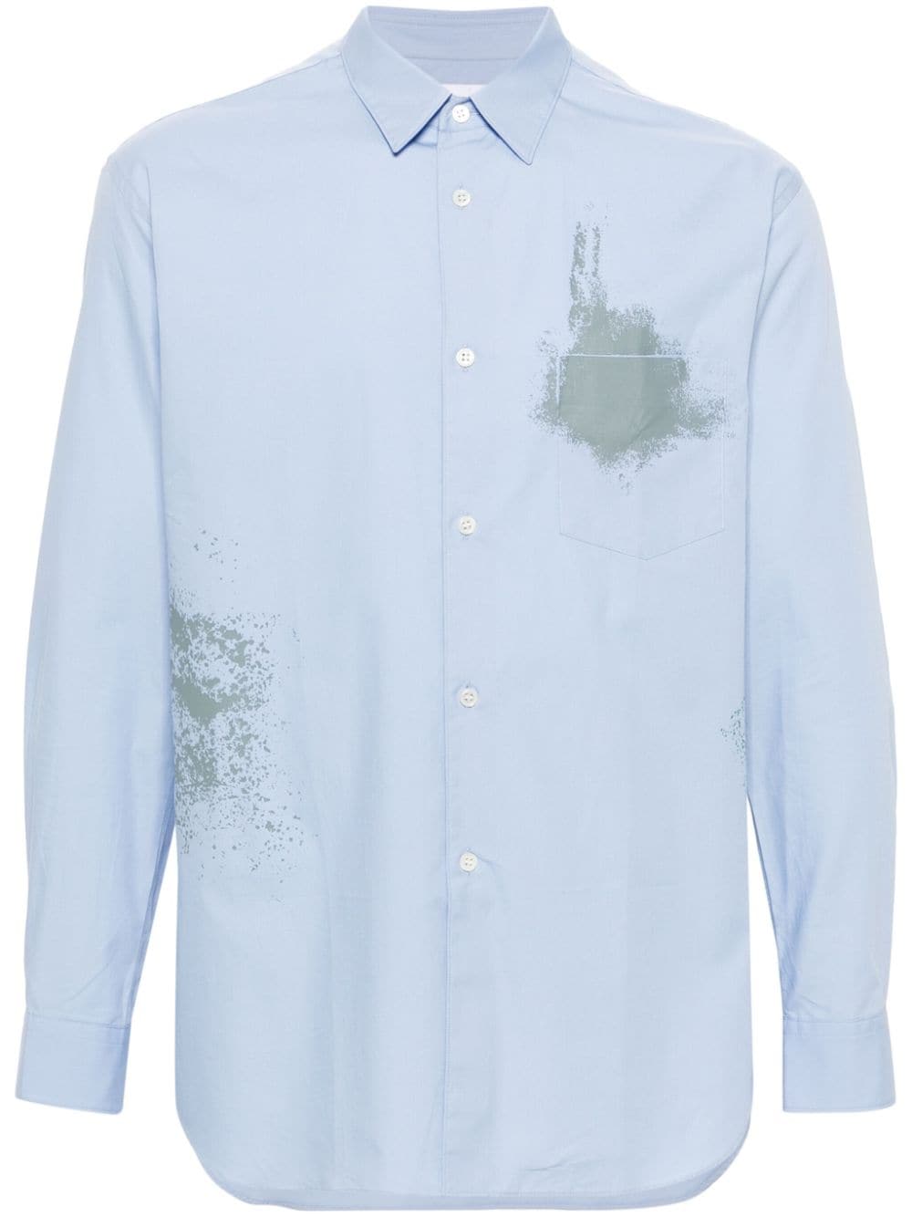 Comme Des Garçons Shirt cotton shirt - Blue von Comme Des Garçons Shirt