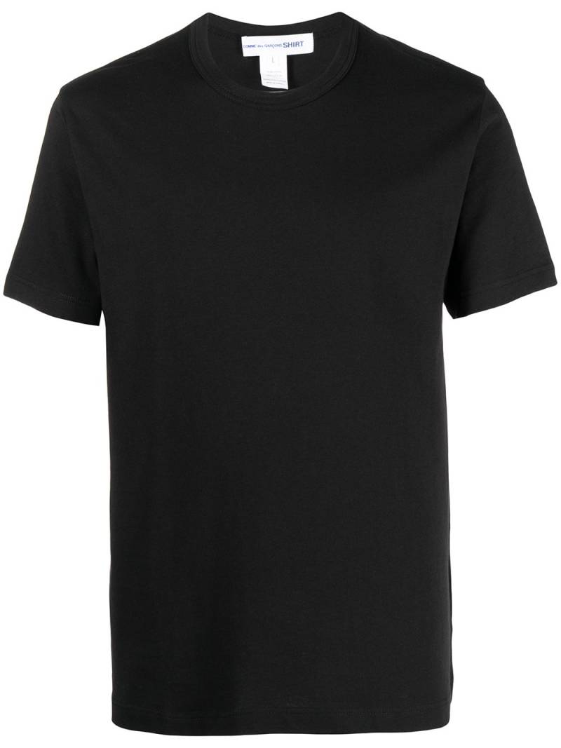 Comme Des Garçons Shirt crewneck cotton T-shirt - Black von Comme Des Garçons Shirt