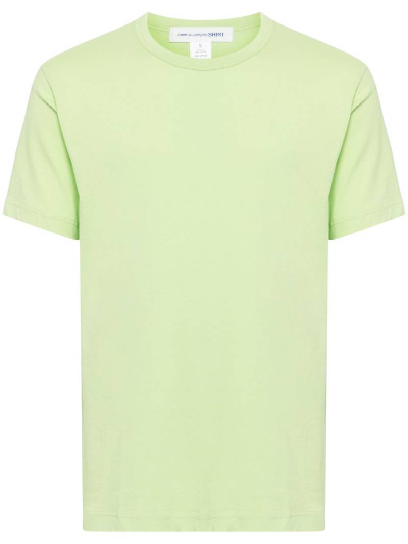 Comme Des Garçons Shirt logo T-shirt - Green von Comme Des Garçons Shirt