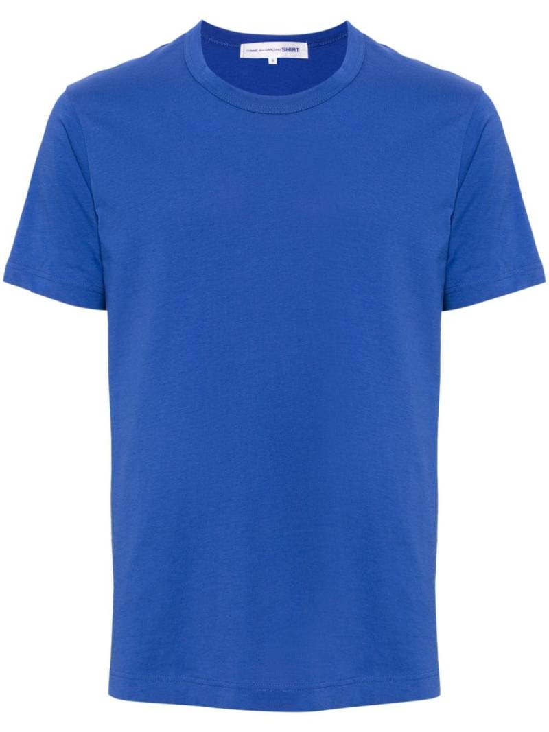 Comme Des Garçons Shirt logo print T-shirt - Blue von Comme Des Garçons Shirt