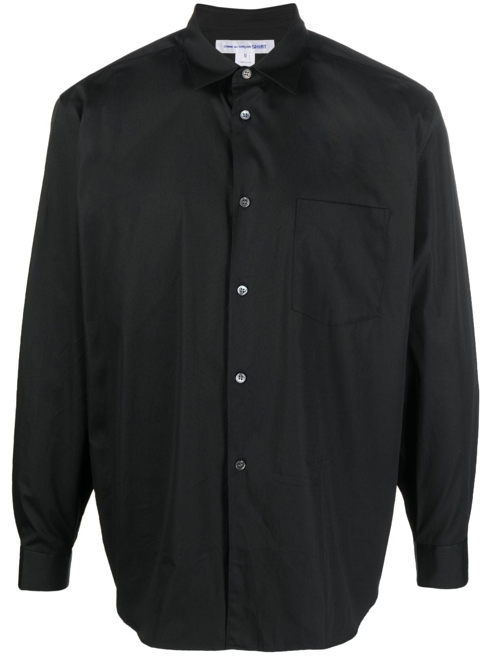 Comme Des Garçons Shirt long-sleeve cotton shirt - Black von Comme Des Garçons Shirt