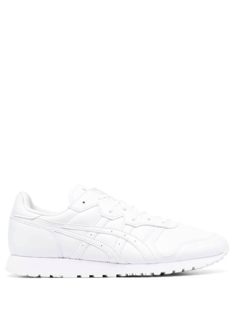 Comme Des Garçons Shirt low-top leather sneakers - White von Comme Des Garçons Shirt