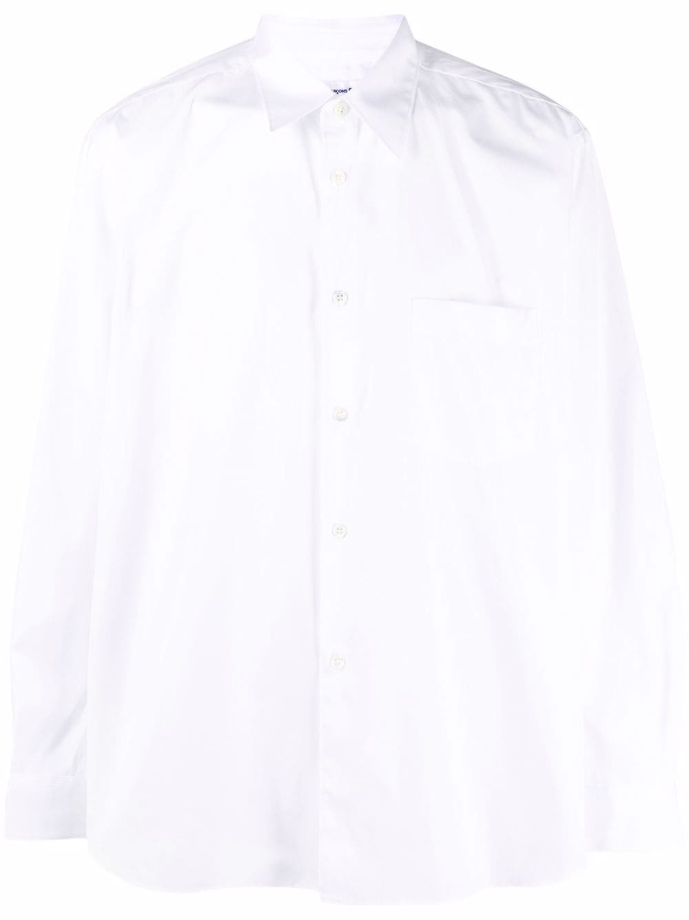 Comme Des Garçons Shirt plain button-down shirt - White von Comme Des Garçons Shirt