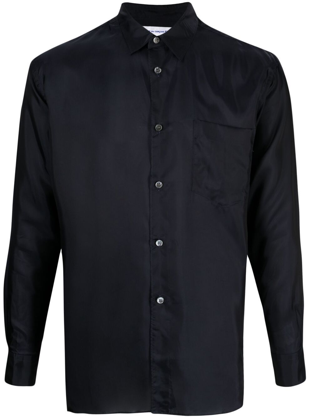 Comme Des Garçons Shirt pointed collar long-sleeved shirt - Blue von Comme Des Garçons Shirt