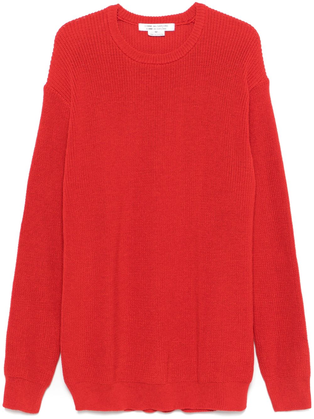 Comme Des Garçons Shirt ribbed-knit sweater - Red von Comme Des Garçons Shirt