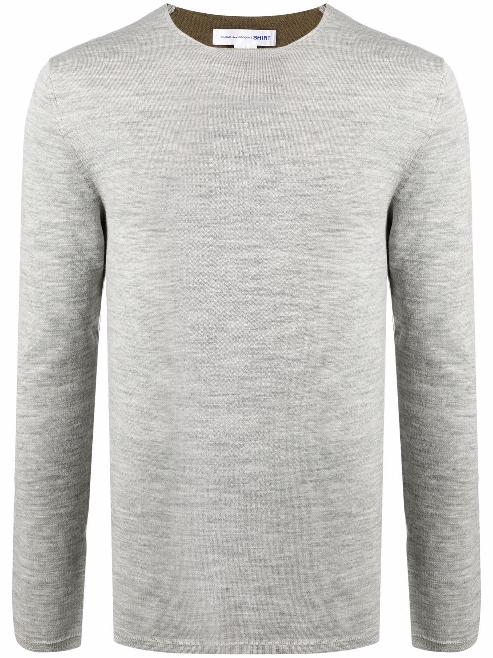 Comme Des Garçons Shirt round-neck jumper - Grey von Comme Des Garçons Shirt