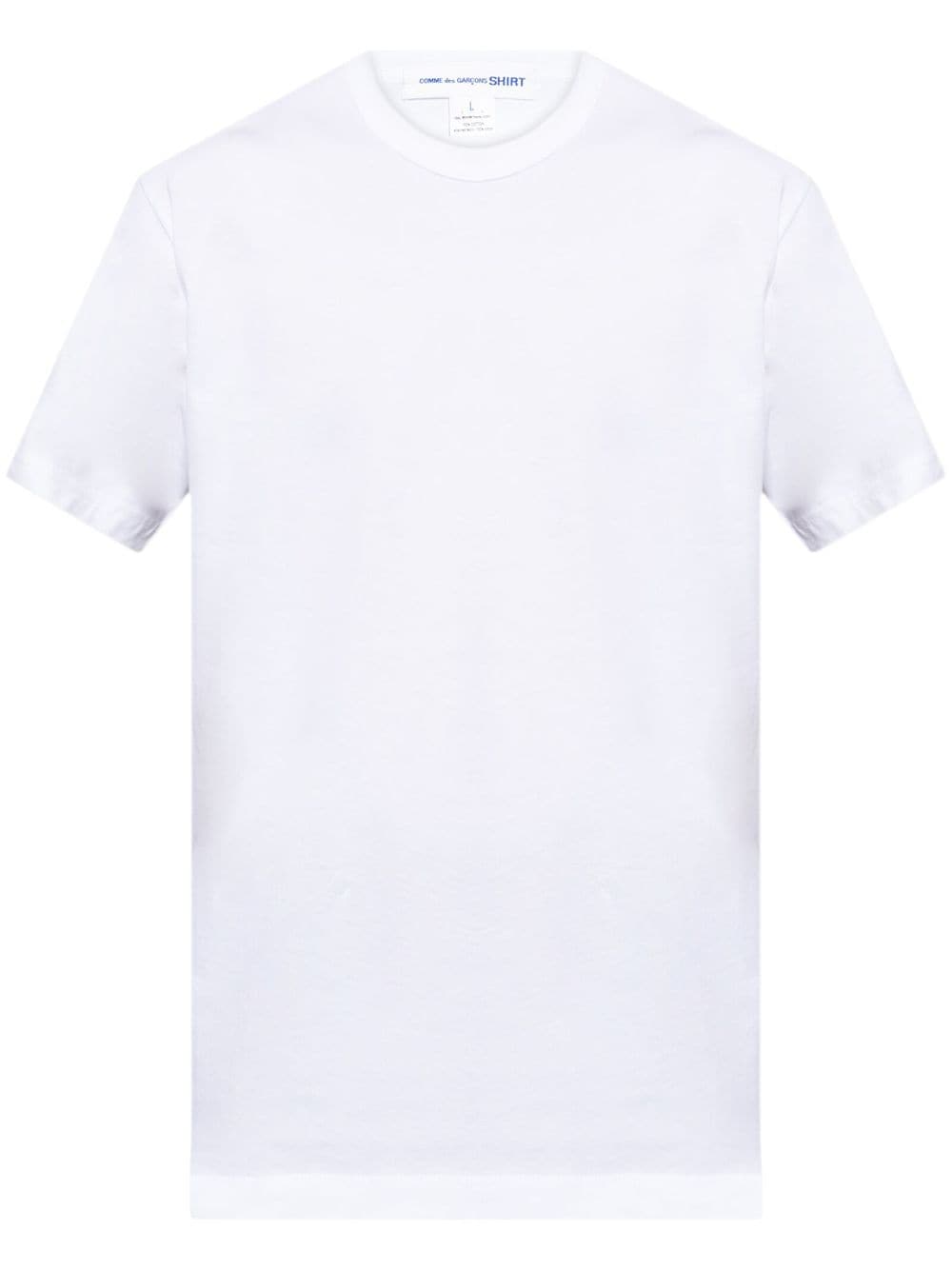 Comme Des Garçons Shirt slogan-print T-shirt - White von Comme Des Garçons Shirt