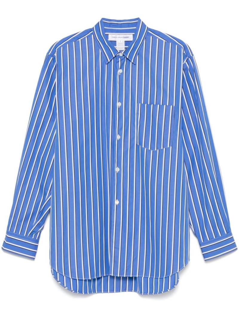 Comme Des Garçons Shirt striped shirt - Blue von Comme Des Garçons Shirt