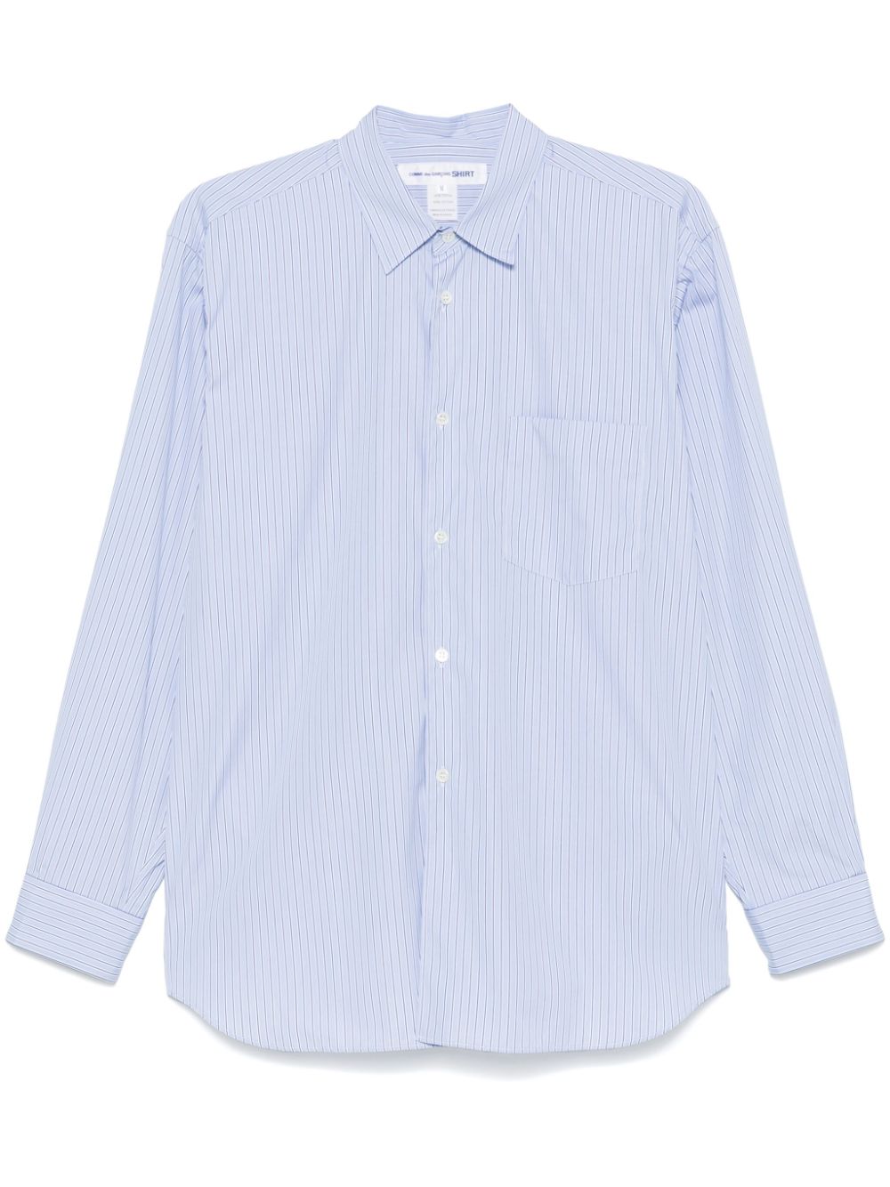 Comme Des Garçons Shirt striped shirt - Blue von Comme Des Garçons Shirt