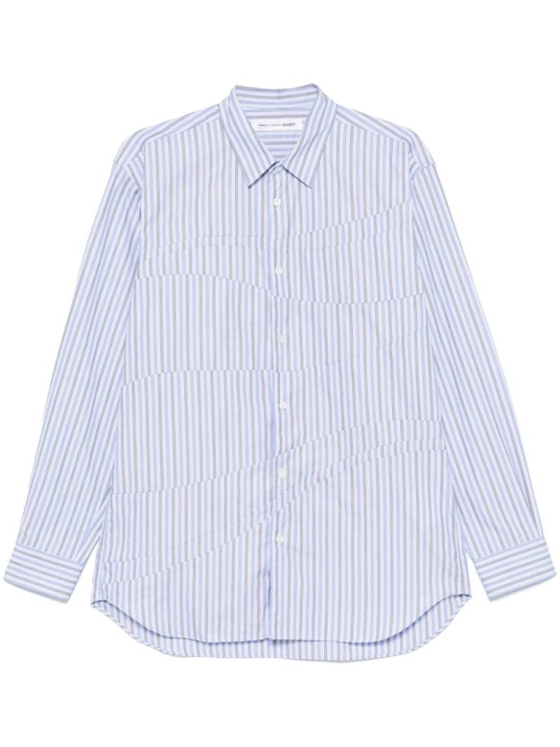 Comme Des Garçons Shirt striped shirt - Blue von Comme Des Garçons Shirt