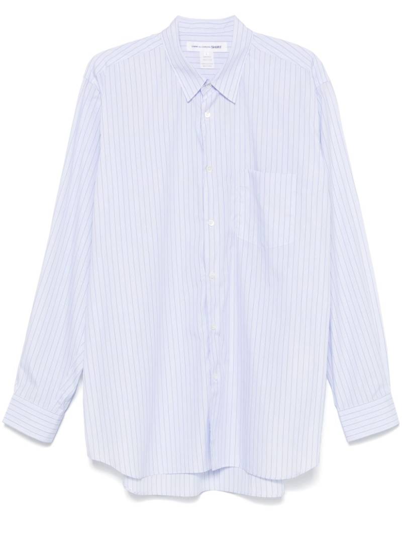 Comme Des Garçons Shirt striped shirt - Blue von Comme Des Garçons Shirt