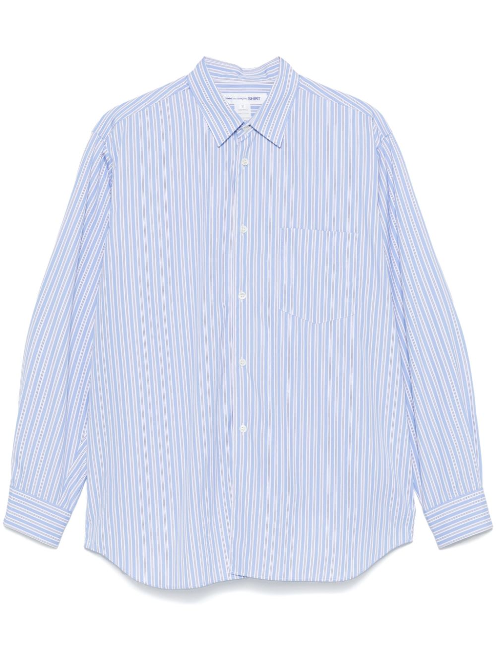 Comme Des Garçons Shirt striped shirt - Blue von Comme Des Garçons Shirt