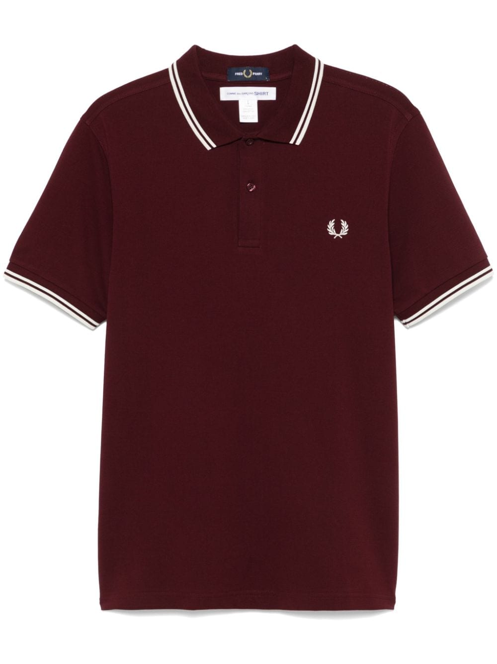 Comme Des Garçons Shirt x Fred Perry logo-embroidered polo shirt von Comme Des Garçons Shirt