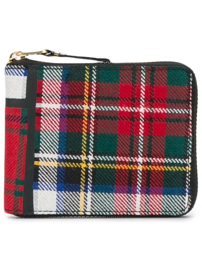 Comme Des Garçons Wallet Large Red Tartan Wallet von Comme Des Garçons Wallet