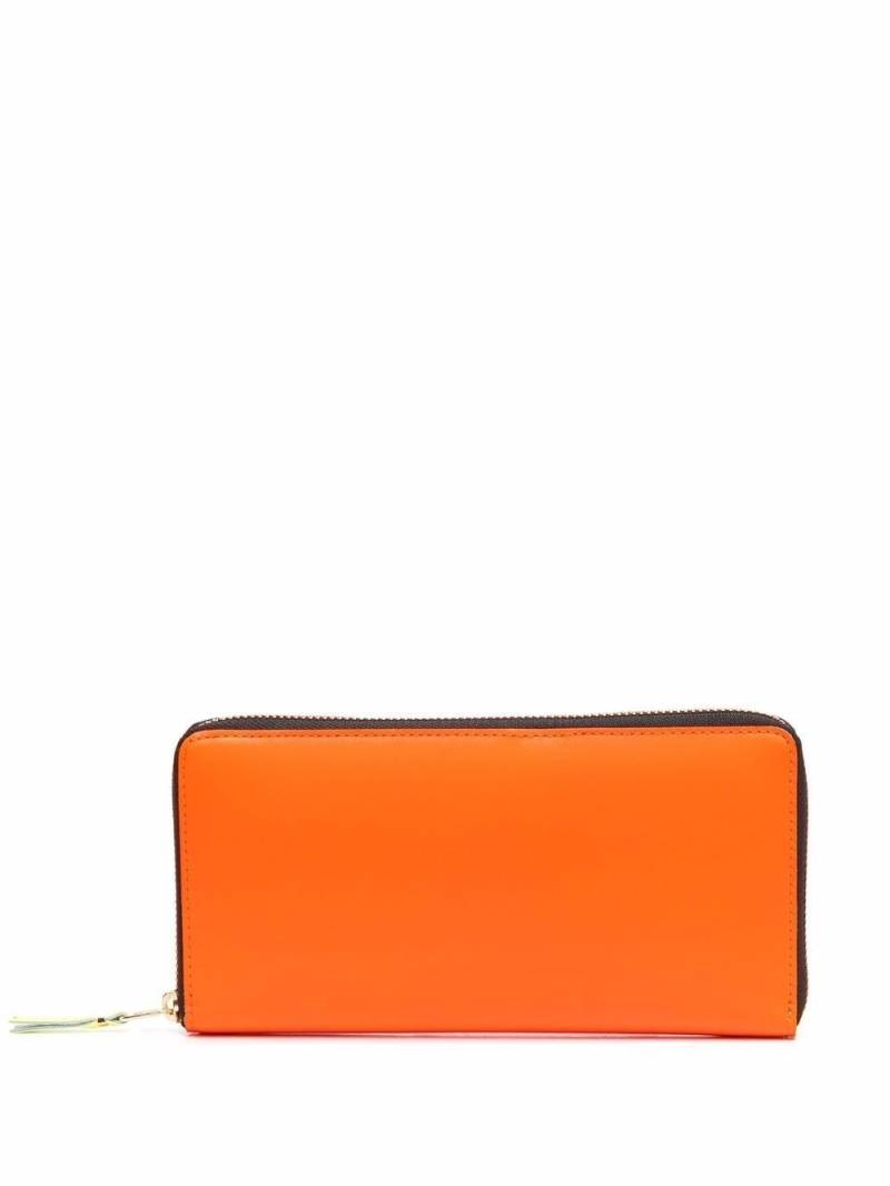 Comme Des Garçons Wallet New Super Fluo leather wallet - Yellow von Comme Des Garçons Wallet