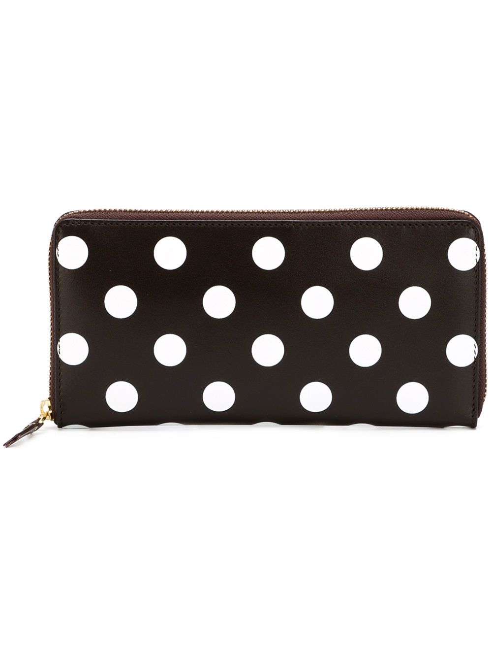 Comme Des Garçons Wallet Polka Dots Printed wallet - Brown von Comme Des Garçons Wallet