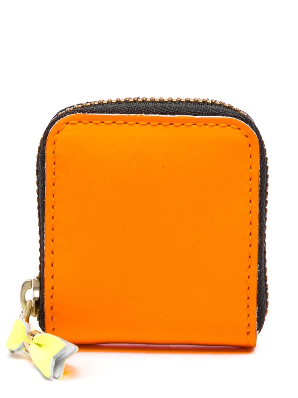 Comme Des Garçons Wallet Super Fluo leather wallet - Orange von Comme Des Garçons Wallet