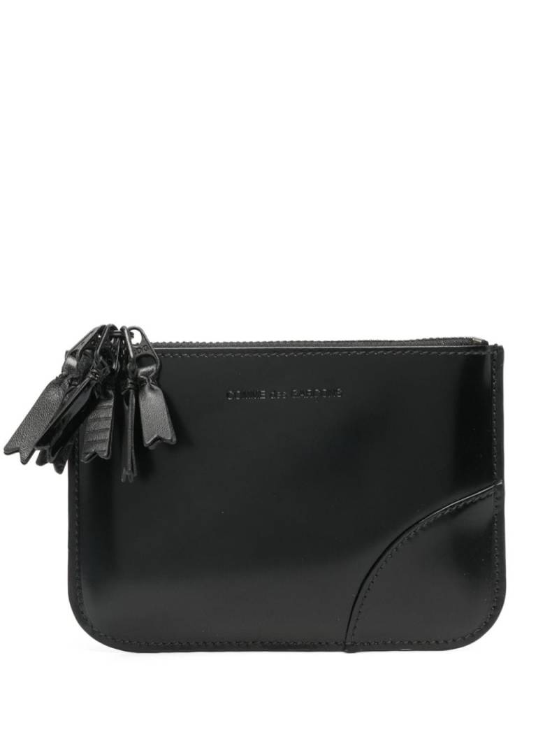 Comme Des Garçons Wallet Zipper Medley leather wallet - Black von Comme Des Garçons Wallet