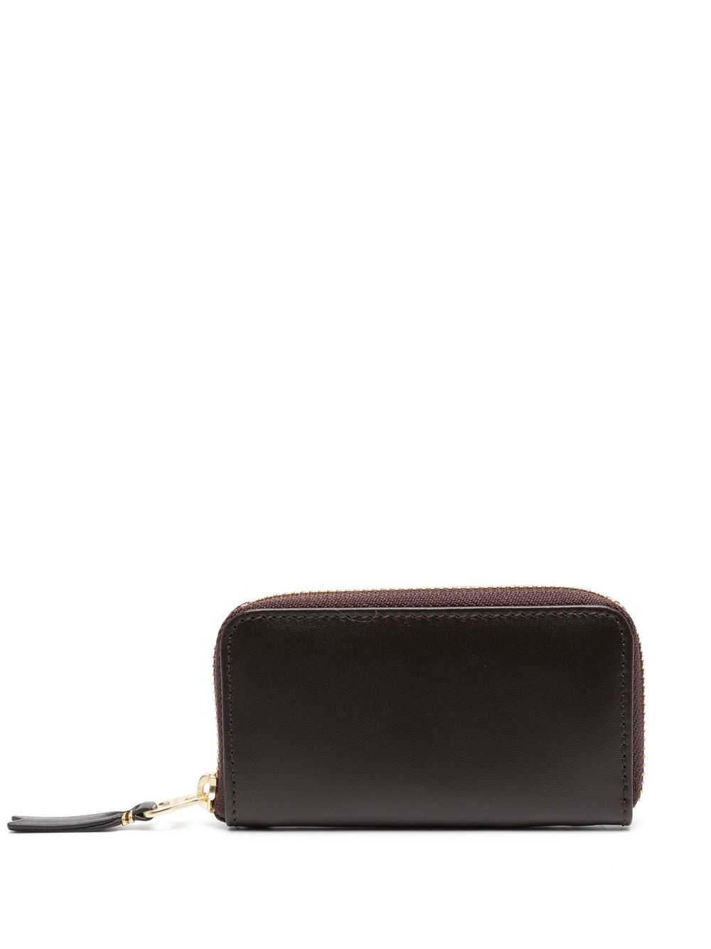 Comme Des Garçons Wallet calf-leather zip wallet - Brown von Comme Des Garçons Wallet