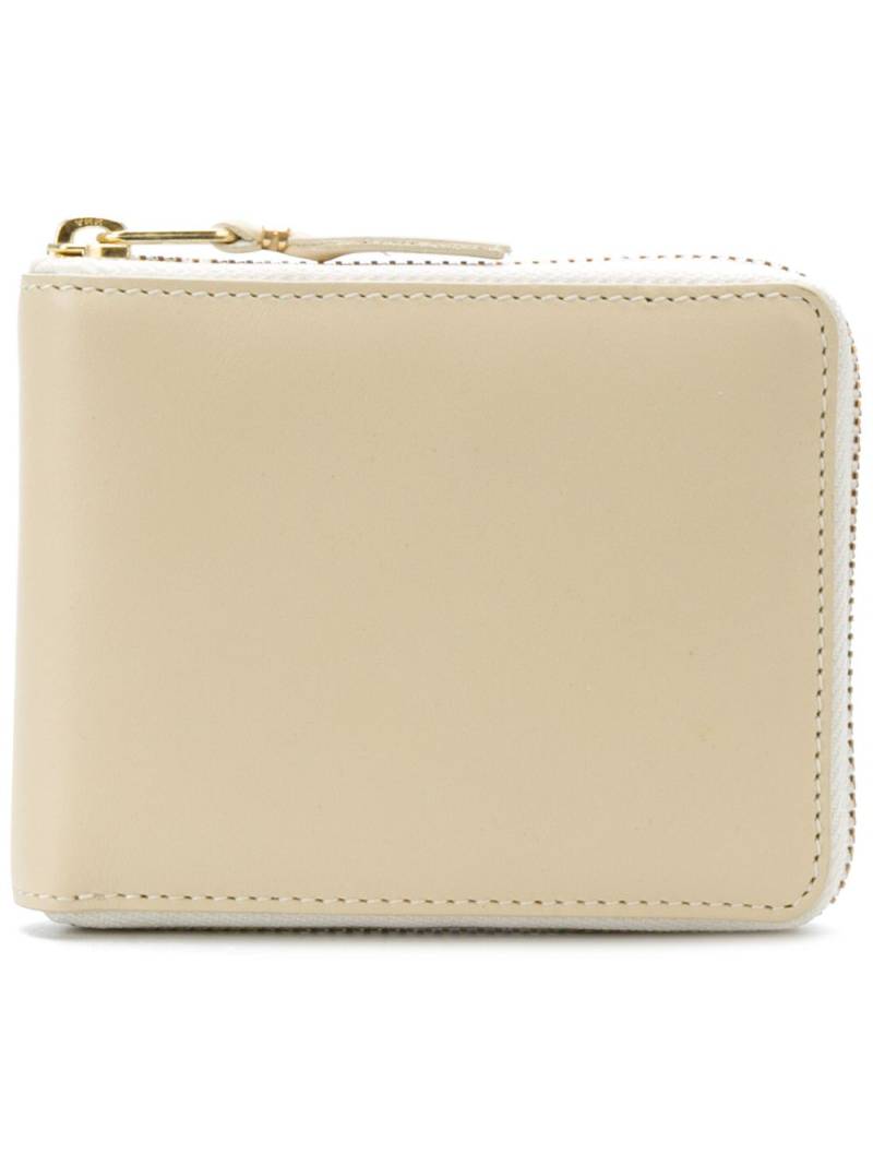 Comme Des Garçons Wallet classic zip around wallet - Neutrals von Comme Des Garçons Wallet