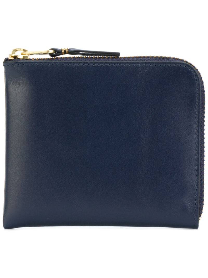 Comme Des Garçons Wallet classic zip wallet - Blue von Comme Des Garçons Wallet