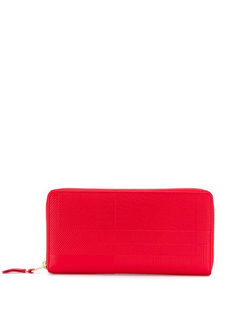 Comme Des Garçons Wallet classic zip wallet - Red von Comme Des Garçons Wallet