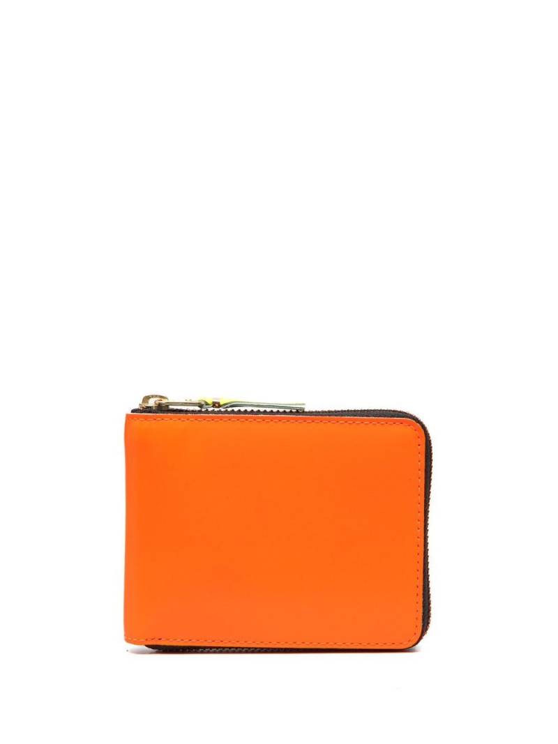 Comme Des Garçons Wallet colour-block leather wallet - Orange von Comme Des Garçons Wallet