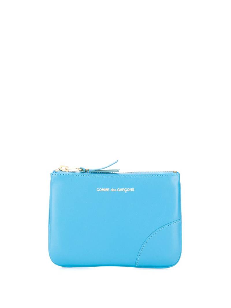 Comme Des Garçons Wallet colour-block leather wallet - Blue von Comme Des Garçons Wallet