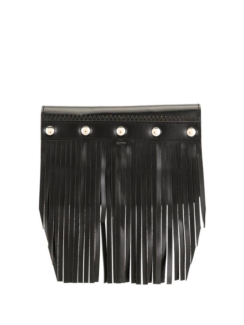 Comme Des Garçons Wallet fringe-detail leather wallet - Black von Comme Des Garçons Wallet