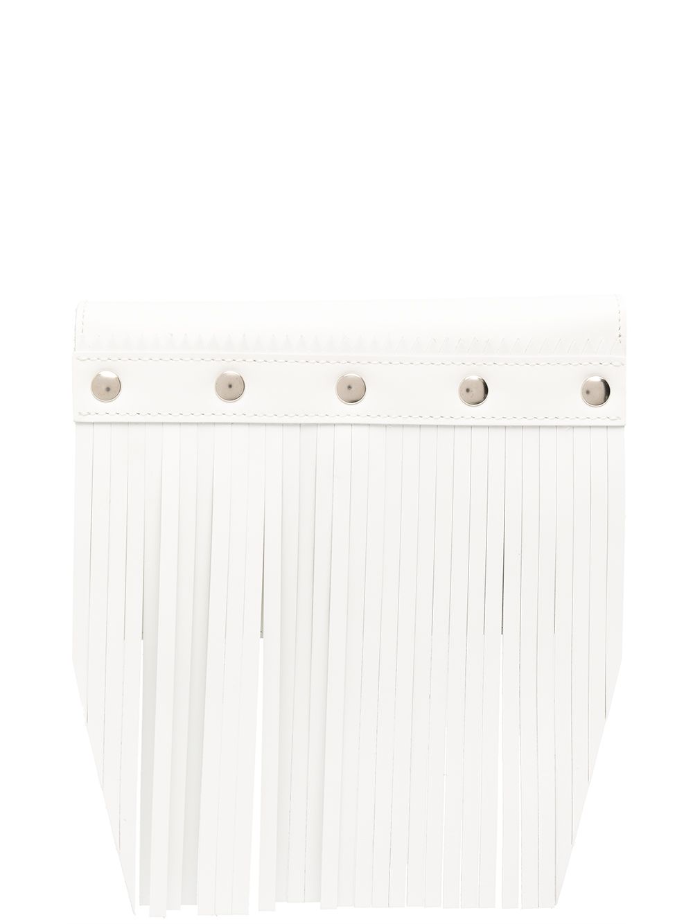 Comme Des Garçons Wallet fringed edge wallet - White von Comme Des Garçons Wallet