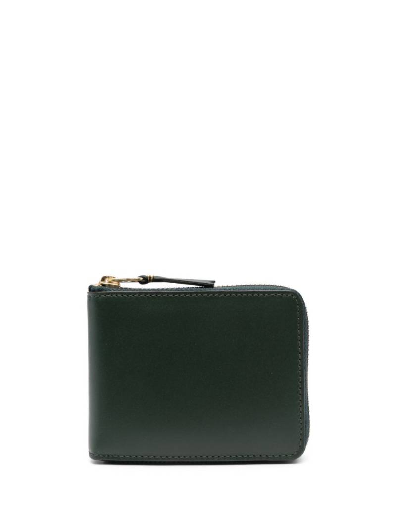 Comme Des Garçons Wallet leather zip wallet - Green von Comme Des Garçons Wallet