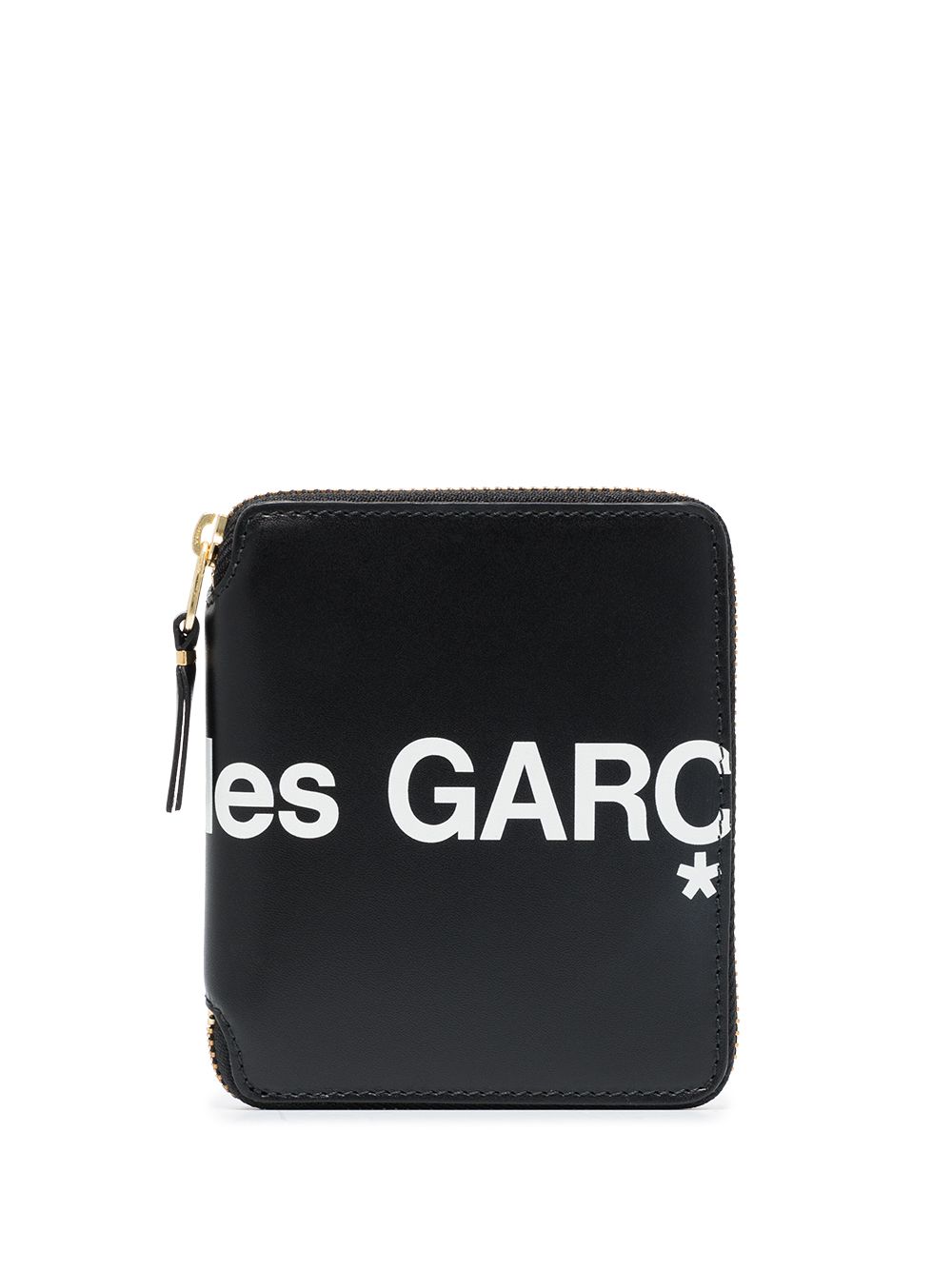 Comme Des Garçons Wallet logo-print zip-fastening wallet - Black von Comme Des Garçons Wallet