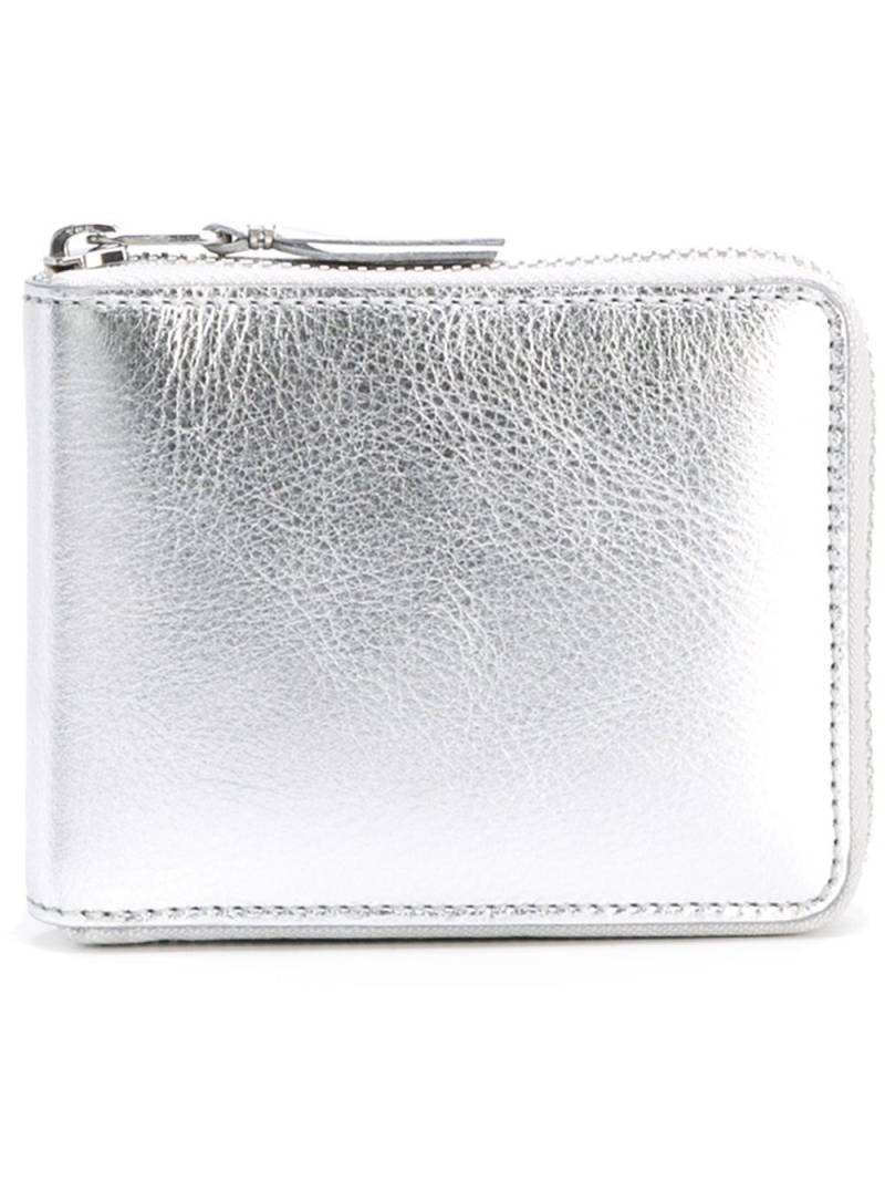 Comme Des Garçons Wallet metallic zip wallet von Comme Des Garçons Wallet