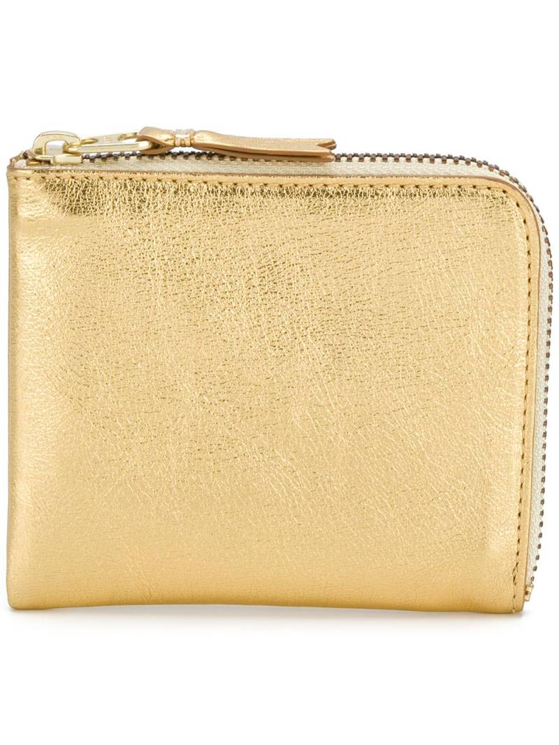 Comme Des Garçons Wallet metallic zipped wallet von Comme Des Garçons Wallet