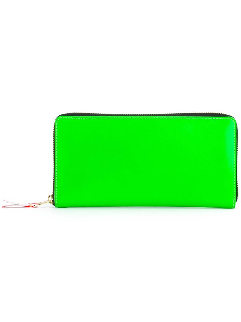 Comme Des Garçons Wallet panel zip wallet - Green von Comme Des Garçons Wallet