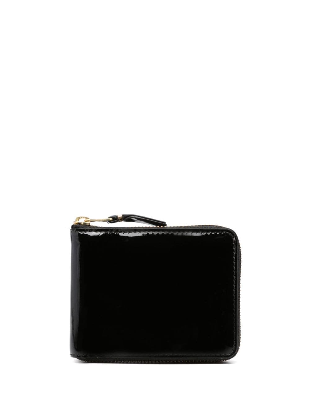 Comme Des Garçons Wallet patent-leather wallet - Black von Comme Des Garçons Wallet