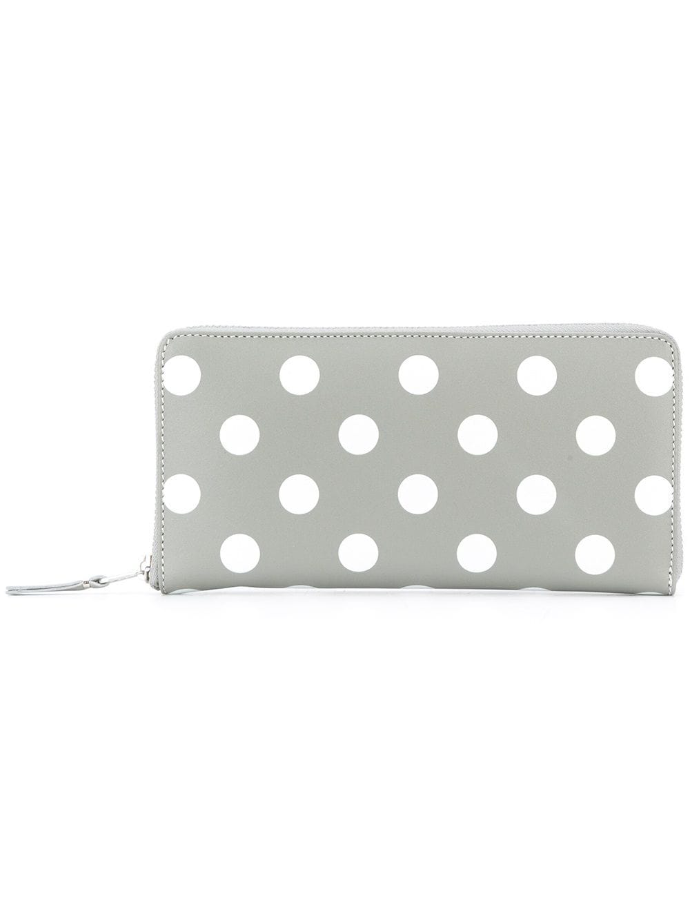 Comme Des Garçons Wallet polka dot zip wallet - Grey von Comme Des Garçons Wallet