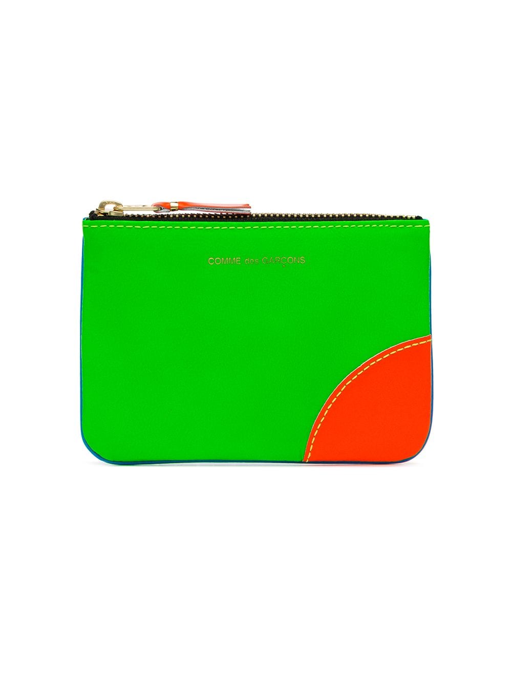 Comme Des Garçons Wallet red green and blue fluorescent wallet von Comme Des Garçons Wallet