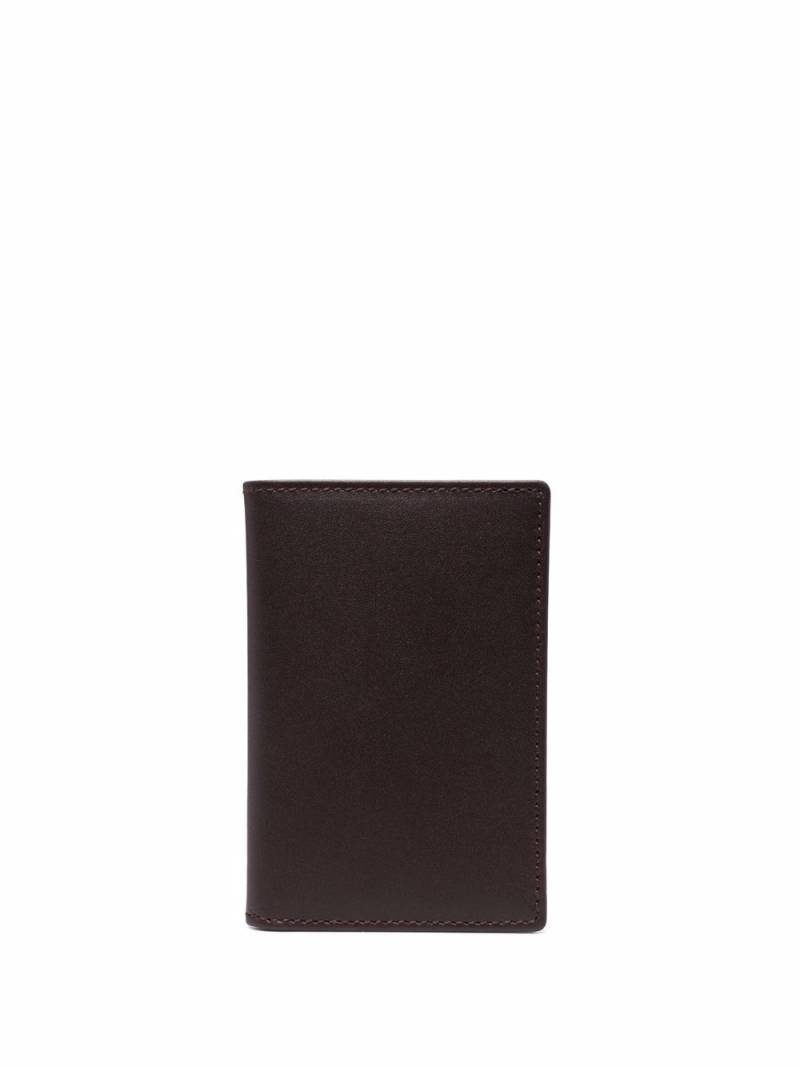 Comme Des Garçons Wallet smooth bi-fold wallet - Brown von Comme Des Garçons Wallet