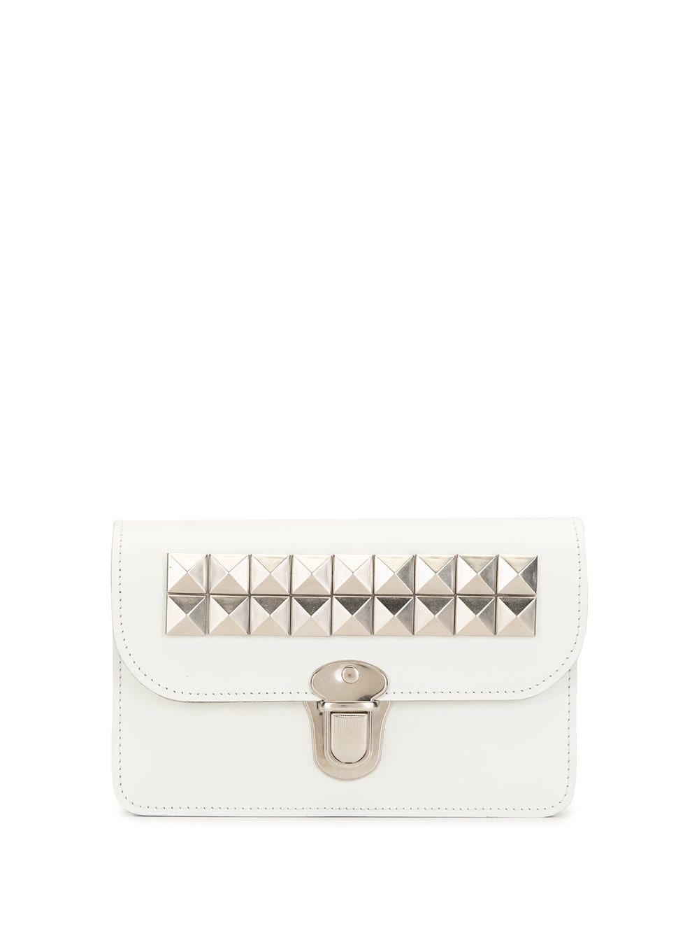 Comme Des Garçons Wallet studded leather wallet - White von Comme Des Garçons Wallet