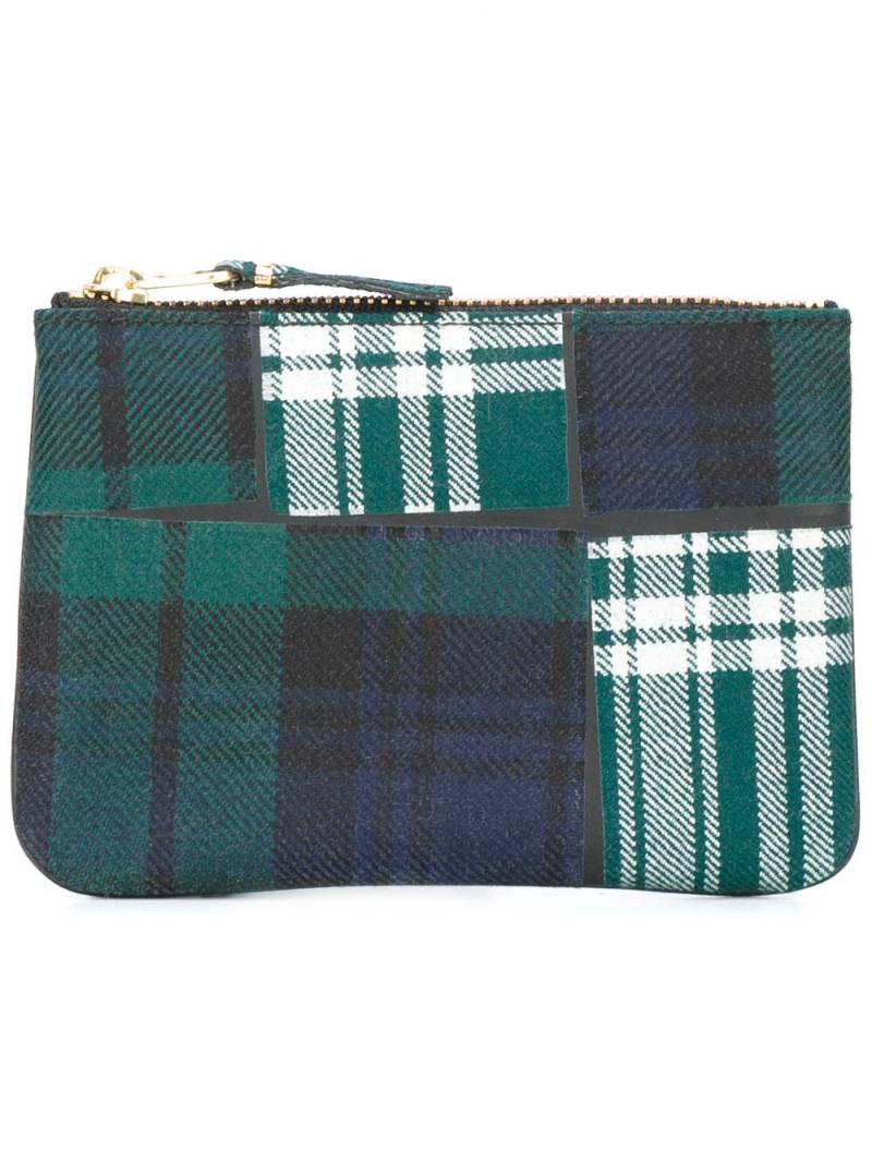 Comme Des Garçons Wallet tartan coin purse - Green von Comme Des Garçons Wallet