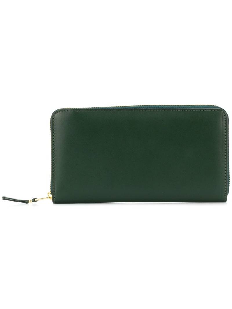 Comme Des Garçons Wallet zip-around leather wallet - Green von Comme Des Garçons Wallet