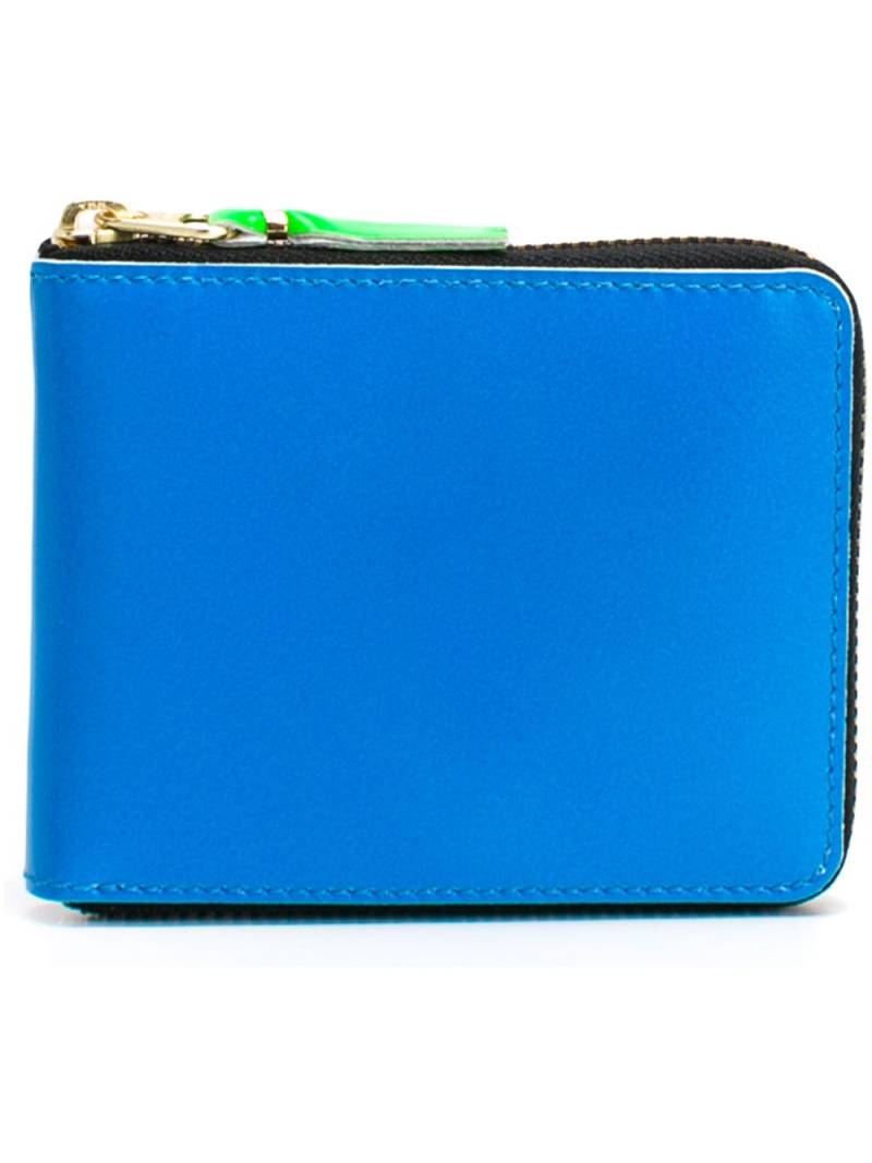 Comme Des Garçons Wallet zip wallet - Blue von Comme Des Garçons Wallet