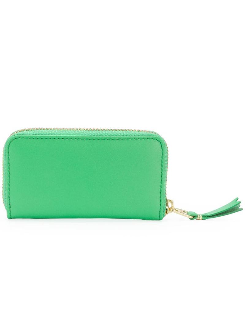 Comme Des Garçons Wallet zip-around leather wallet - Green von Comme Des Garçons Wallet