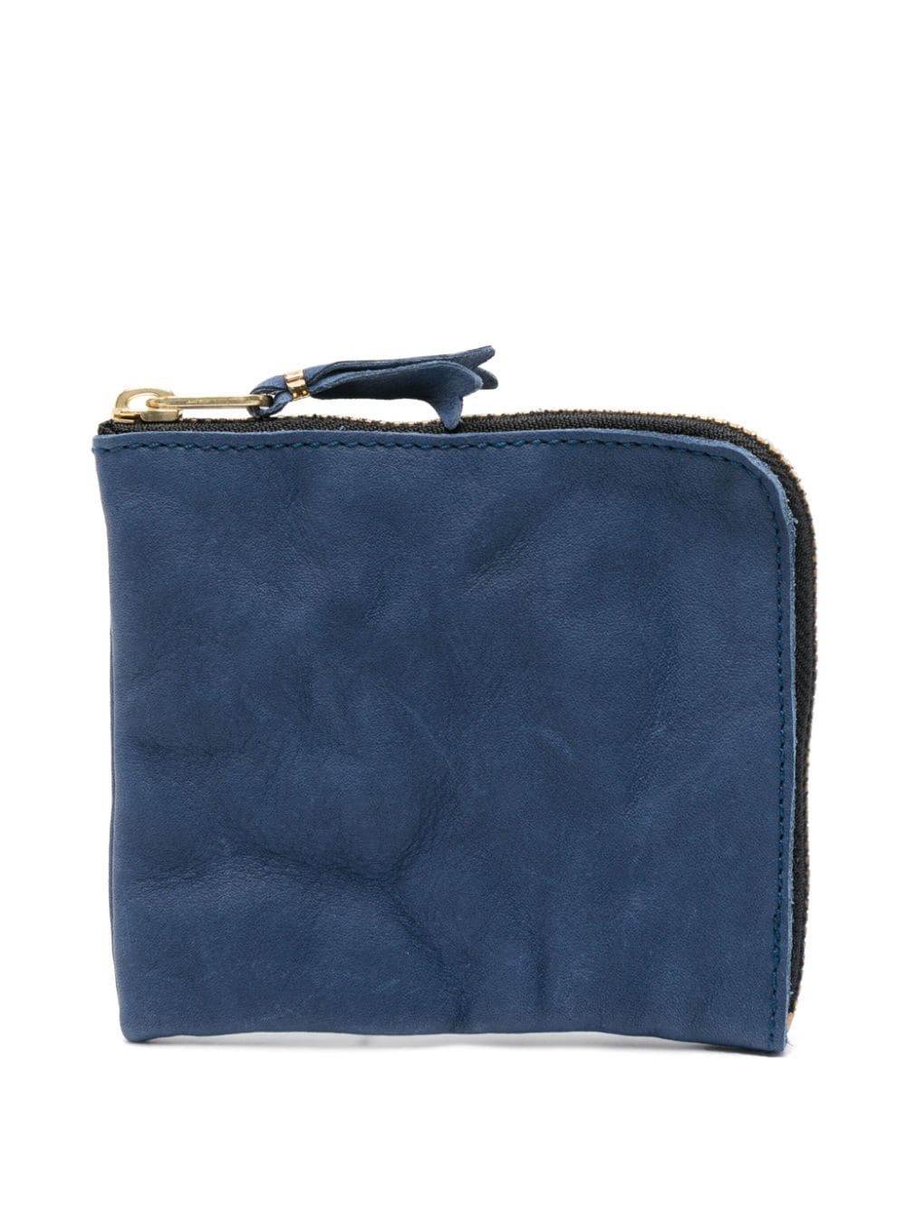 Comme Des Garçons Wallet zipped leather wallet - Blue von Comme Des Garçons Wallet