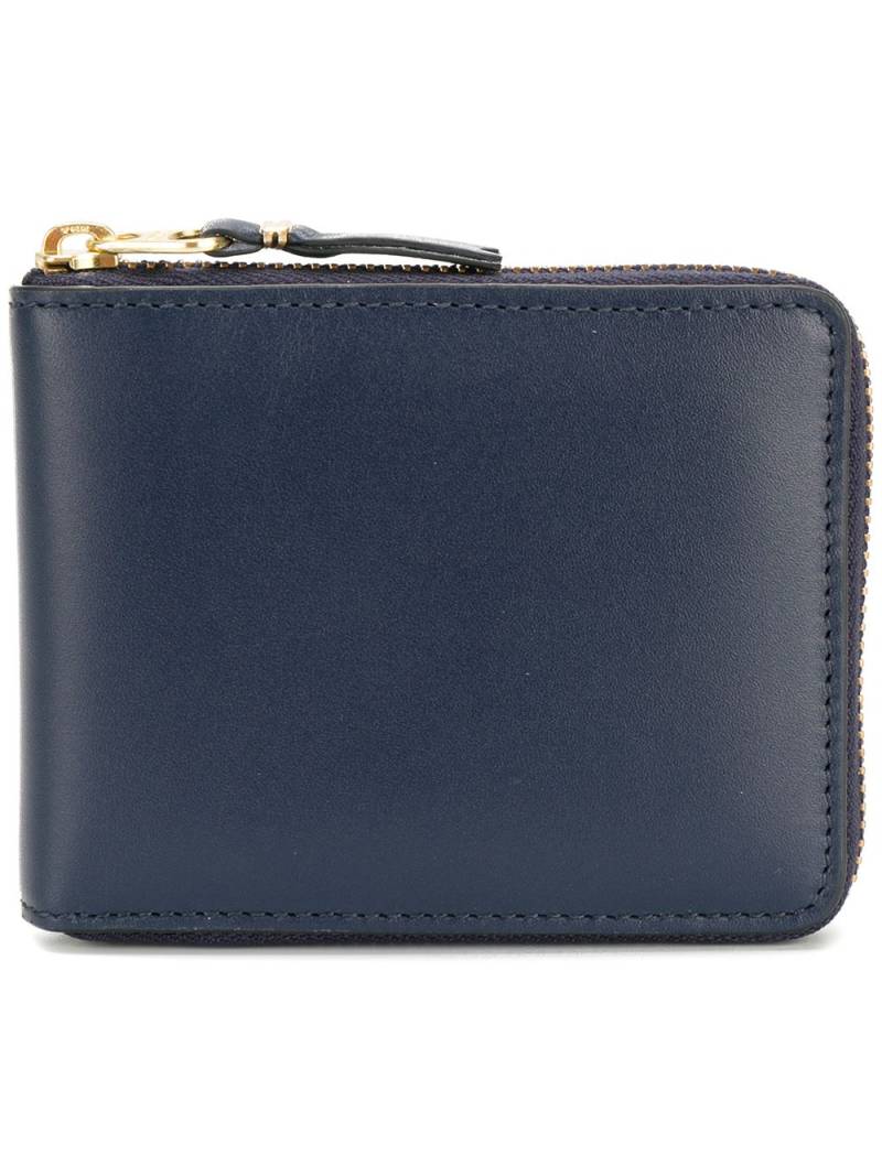 Comme Des Garçons Wallet zipped wallet - Blue von Comme Des Garçons Wallet