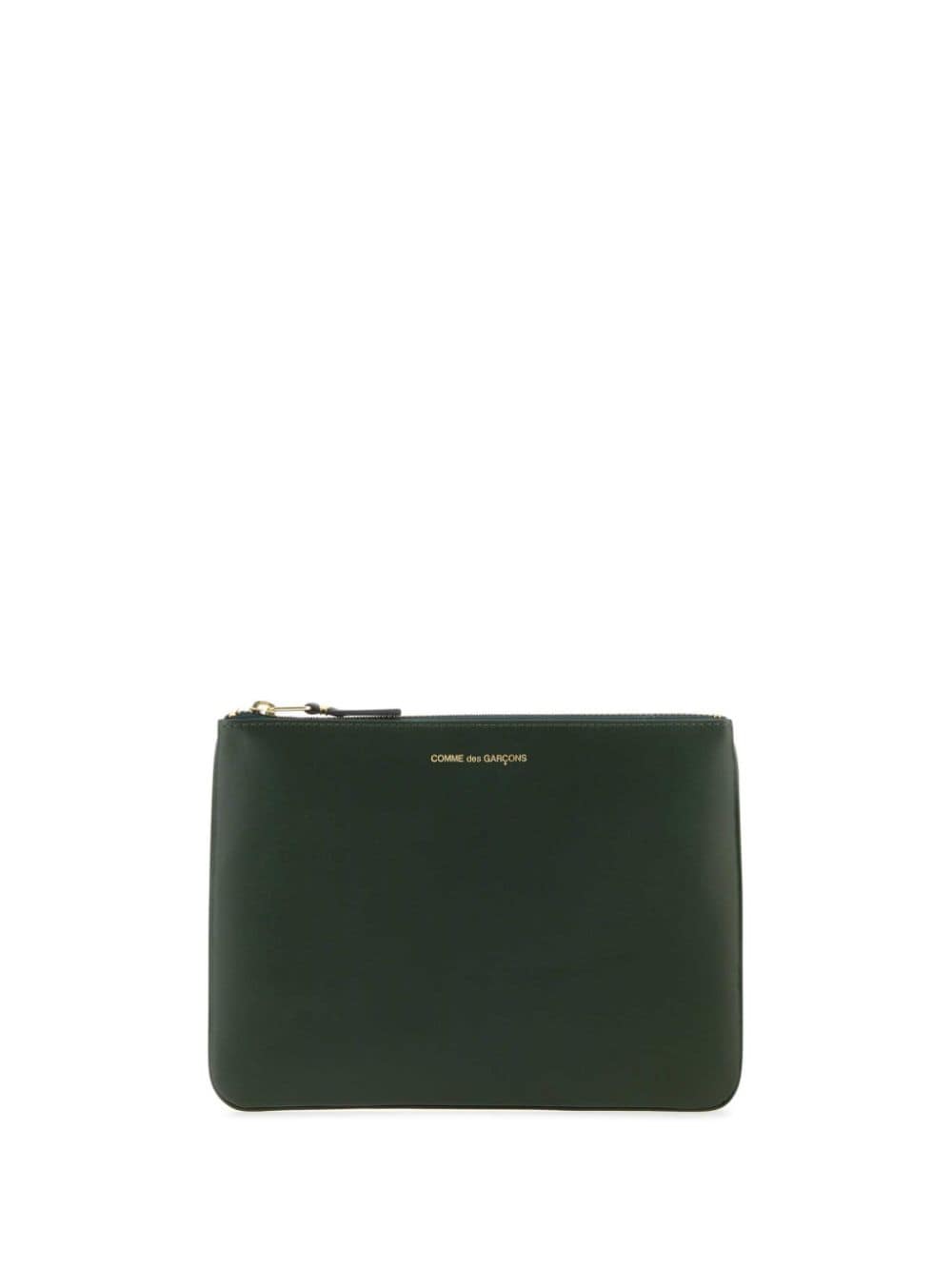 Comme Des Garçons Wallet logo-stamp leather wallet - Green von Comme Des Garçons Wallet